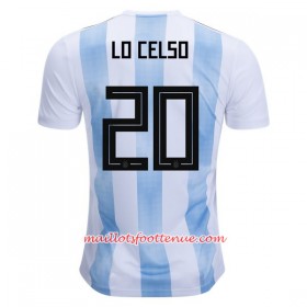 Maillot/Tenue Argentine Lo Celso 20 Domicile Coupe du monde 2018